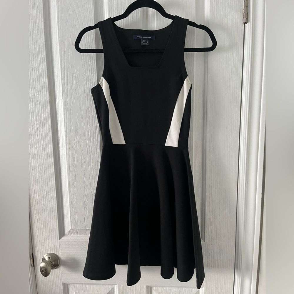 Black and White French Connection Dress